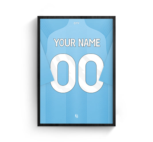MANCHESTER CITY HOME KIT 23/24 | PERSONALIZED