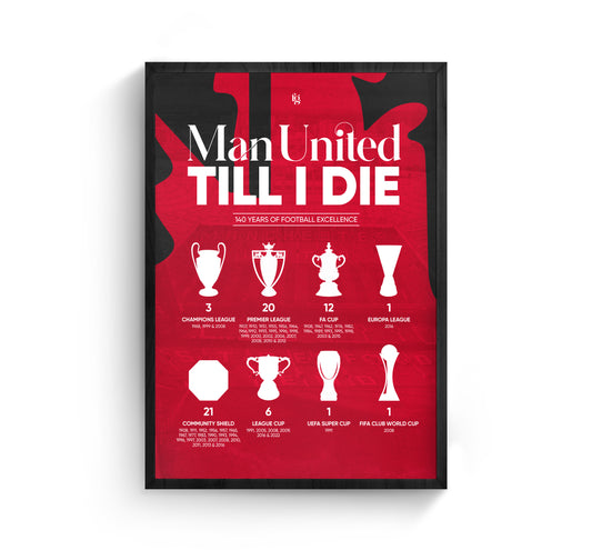 MANCHESTER UNITED TROPHIES | MU TILL I DIE